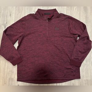 Under Armour Maroon Quarter-Zip Pullover